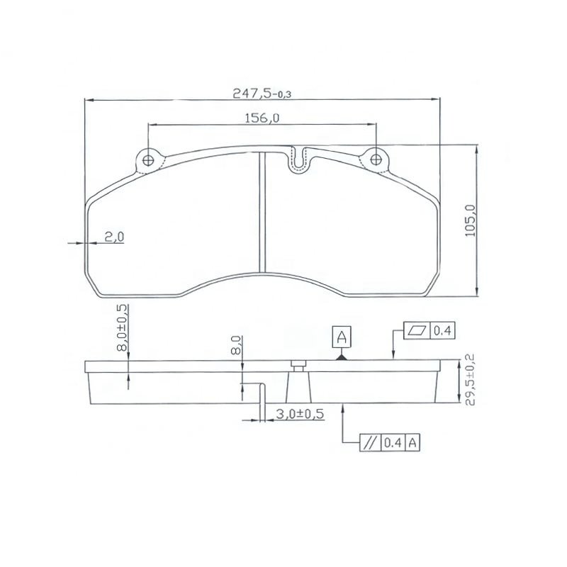 CV Brake Pads (Pastillas De Freno) D1441/wva 29120 with Accessory Heavy Truck Brake Pads OEM Disc D1441/wva 29120 for Iveco